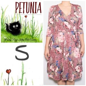 Classic Wrap Dress by Paisley Raye, S. Dusty Rose